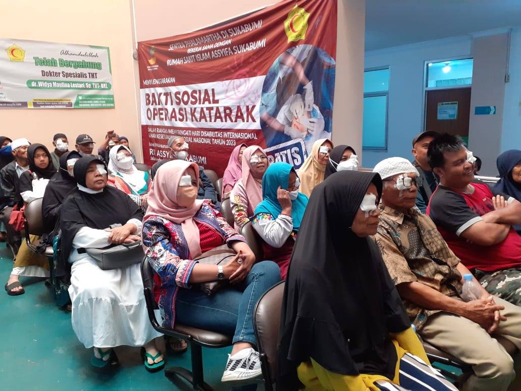 Operasi Katarak Gratis bersama KEMENSOS RI